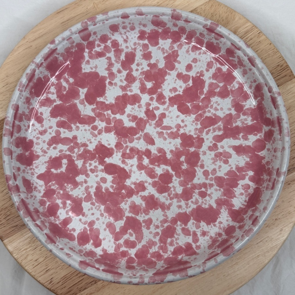 Bennington Potters Pink Agate Dinner Plate 10 inch